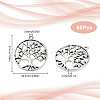 60Pcs Tibetan Style Alloy Pendants TIBEP-SC0002-10-2
