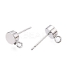 Brass Stud Earring Findings KK-T038-293P-2