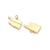 Brass Pendants KK-D229-22Q-G-2