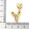 Brass Micro Pave Colorful Cubic Zirconia Pendants KK-P281-01G-Y-3