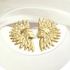 201 Stainless Steel Sun Stud Earrings EJEW-D084-13G-4