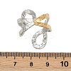304 Stainless Steel Open Cuff Rings for Women RJEW-K301-01GP-5