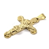 PVD Vacuum Plating 304 Stainless Steel Pendants STAS-Z080-15G-2