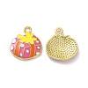 Alloy Enamel Pendants ENAM-A139-15G-2