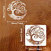 PET Hollow Out Drawing Painting Stencils DIY-WH0391-0376-2