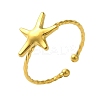 Ocean Beach Series 304 Stainless Steel Cuff Ring RJEW-Q820-02A-1