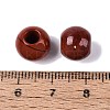 Natural Red Jasper European Beads G-Q607-02G-3
