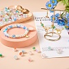 Kissitty 500Pcs 10 Colors Imitation Jade Glass Beads DGLA-KS0001-01-7