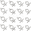 40Pcs 4 Styles 304 Stainless Steel Ring Toggle Clasps STAS-SC0007-38-1