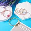 DIY Macaron Color Hair Ties Making Kit DIY-TA0004-55-7