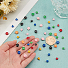 72Pcs 12 Style Ion Plating(IP) 304 Stainless Steel Enamel Links/Connectors and Charms STAS-UN0032-11-2