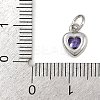 Brass with Cubic Zirconia Pendants KK-A269-67A-P-3