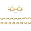 Oval Oxidation Aluminum Cable Chains CHA-G001-03G-2