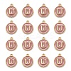 Golden Plated Alloy Enamel Charms LS-ENAM-S118-07U-2