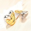 304 Stainless Steel Two-tone Stud Earrings for Women EJEW-R023-01GP-01-3
