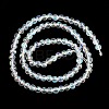Electroplate Transparent Glass Beads EGLA-B013-02A-AB19-2