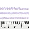 Baking Painted Transparent Glass Beads Strands DGLA-A034-J2mm-B06-5