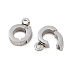304 Stainless Steel Twister Clasps STAS-B095-04P-01-2