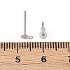 304 Stainless Steel Stud Earring Findings STAS-Q353-01P-3
