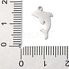 Non-Tarnish 304 Stainless Steel Charms STAS-S138-01P-03-3