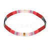 Bohemian Glass Seed Beaded Stretch Bracelets JM4508-54-1