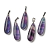 Natural Colorful Fluorit Pendants G-Q192-07P-05-1