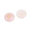 10Pcs 10 Styles Natural Rose Quartz Cabochons G-G193-03E-2