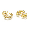 Anchor Brass Pendants ZIRC-F022-64G-2