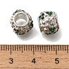 Rack Plating Alloy European Beads FIND-H005-22P-02-2