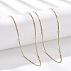 2MM 304 Stainless Steel Curb Chain Necklaces NJEW-T016-13G-1