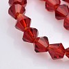 Faceted Bicone Glass Beads Strands EGLA-P017-3mm-12-3