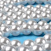 ABS Plastic Imitation Pearl Round Beads X-MACR-S789-14mm-01-4