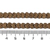 Electroplated Natural Lava Rock Beads Strands G-Q1009-G01-02H-4