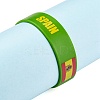 Silicone Wristbands Bracelets BJEW-K168-01S-3
