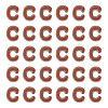 Opaque Acrylic European Beads OACR-TAC0019-006C-2