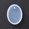 Oval Shape DIY Silicone Pendant Molds LS-AJEW-P038-01-2