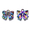 Rainbow Color Alloy Pendants & Link Connectors PALLOY-S180-146-NR-4