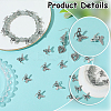 120Pcs Tibetan Style Alloy Beads FIND-SC0017-95AS-5