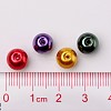 Luster Pearlized Glass Pearl Beads HY-X006-8mm-09-4