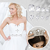 80Pcs 8 Style Rectangle Octagon & Square Sew on Rhinestone RGLA-GA0001-10-5