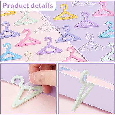 42Pcs 7 Colors Opaque & Transparent Acrylic Earring Display Accessories EDIS-PH0001-33-1