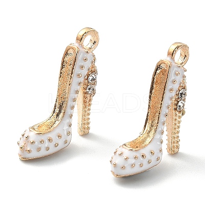 2Pcs Alloy Enamel Stilettos Pendants ENAM-YW0002-30B-1