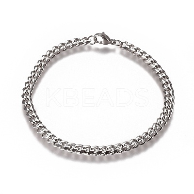 Tarnish Resistant Men's Curb Chain X-BJEW-E369-14B-1