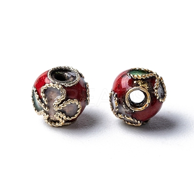 Handmade Cloisonne Beads CLB6mm-M-01-1