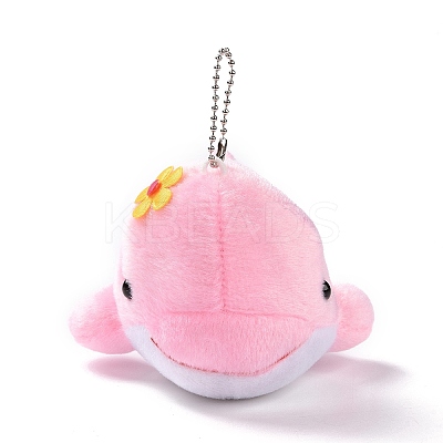 PP Cotton Mini Animal Plush Toys Dolphin Pendant Decoration LS-HJEW-C002-01A-1