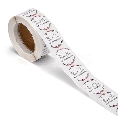 1 Inch Thank You Theme Self-Adhesive Paper Stickers LS-DIY-K027-B05-1