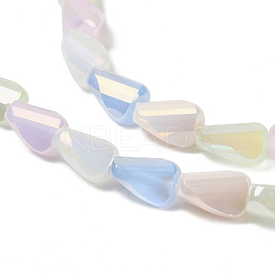 Electroplate Glass Beads Strands EGLA-P065-01A-1