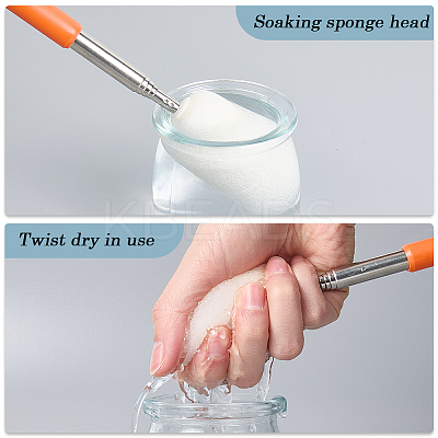Adjustable Sponge Clay Sculpture Tool AJEW-WH0348-498C-1