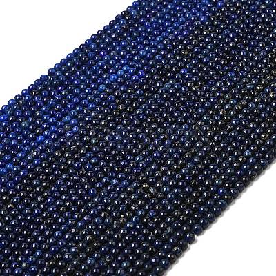 Natural Lapis Lazuli Beads Strands G-K311-14A-5MM-1