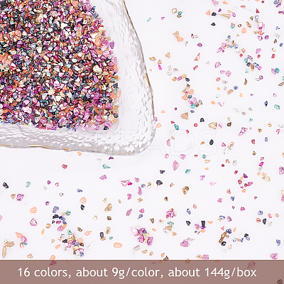 Plated Glass Seed Beads MRMJ-OC0001-77-1